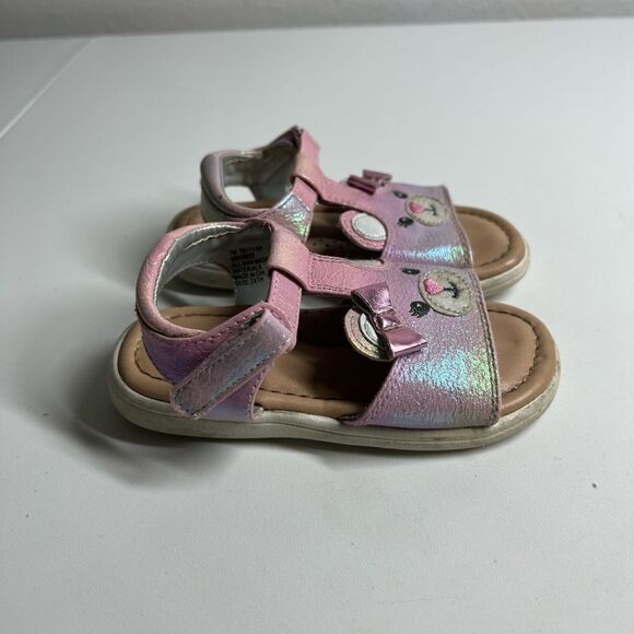 Sugar Shoes Bear Sandals Color: Pink Size: 7 - Picture 1 of 5